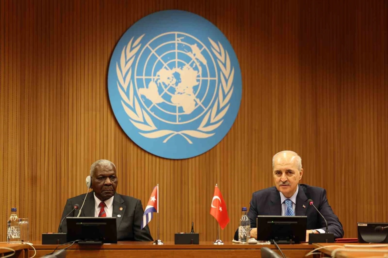TBMM Başkanı Kurtulmuş, Küba Halkın Gücü Ulusal Meclisi Başkanı Hernandez ile görüştü
