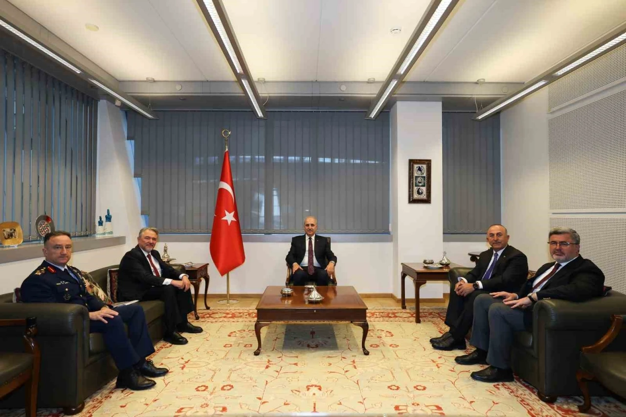 TBMM Başkanı Kurtulmuş, Türkiye’nin NATO Daimi Temsilciliğini ziyaret etti
