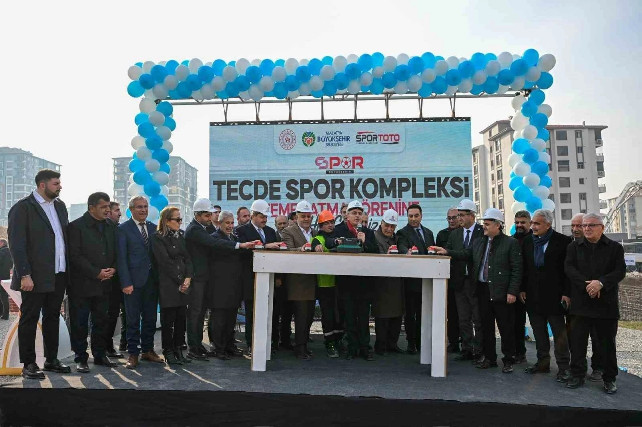 Tecde Spor Kompleksi&rsquo;nin temeli atıldı

