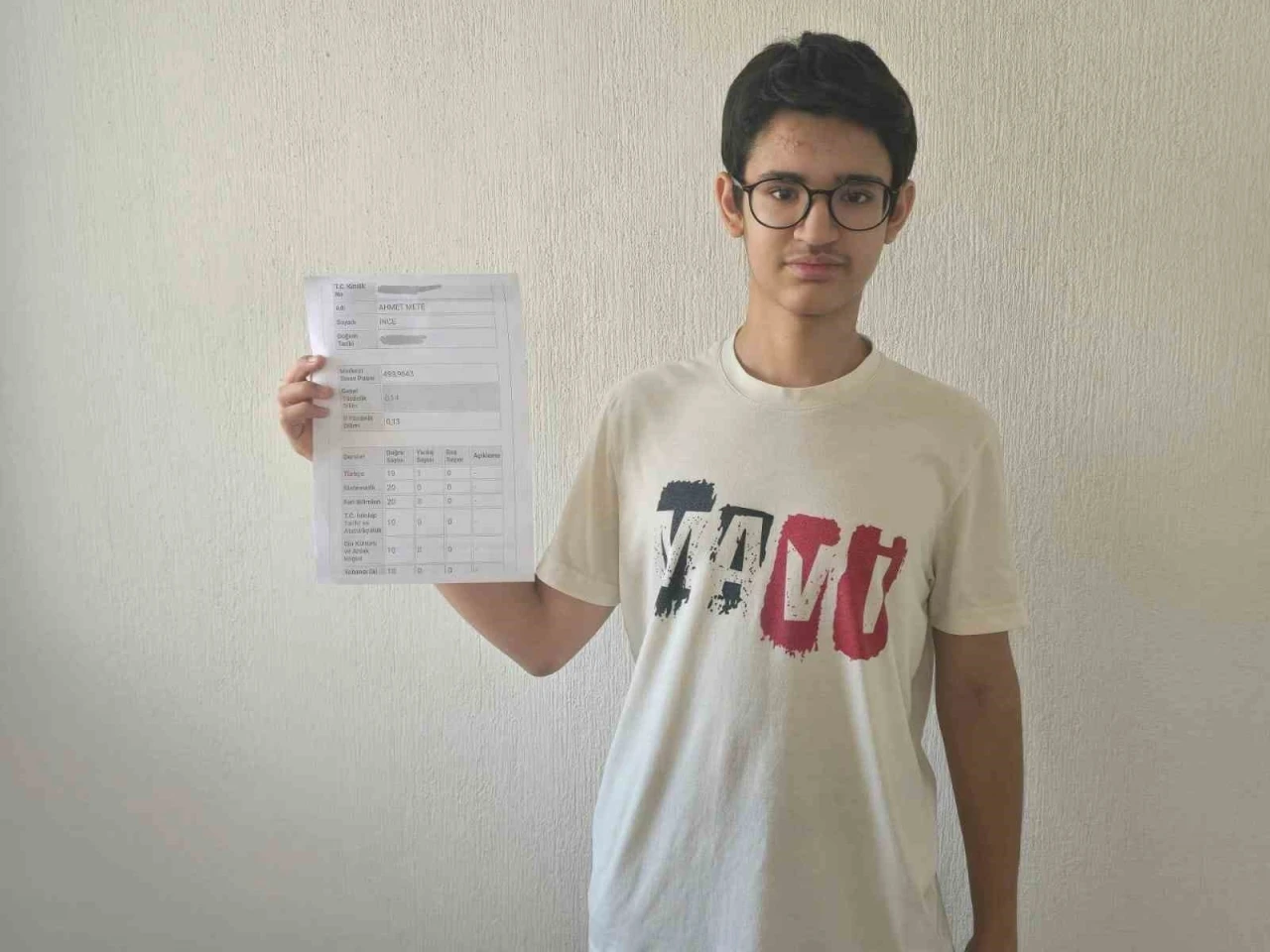 Tek yanlışla Türkiye birinciliğini kaçırdı
