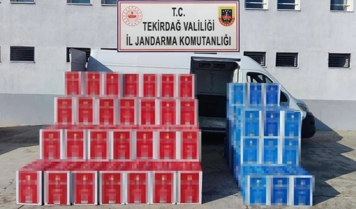 Tekirdağ&rsquo;da 1 milyon 680 bin adet makaron ele ge&ccedil;irildi
