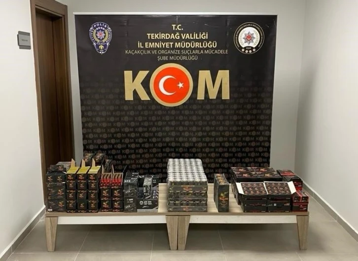 Tekirdağ&rsquo;da bir ara&ccedil;ta 2 bin 50 adet cinsel i&ccedil;erikli &uuml;r&uuml;n ele ge&ccedil;irildi
