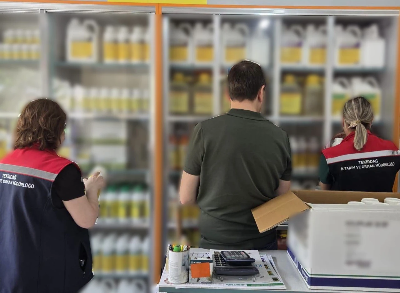 Tekirdağ&rsquo;da bitki koruma &uuml;r&uuml;nlerine y&ouml;nelik denetim
