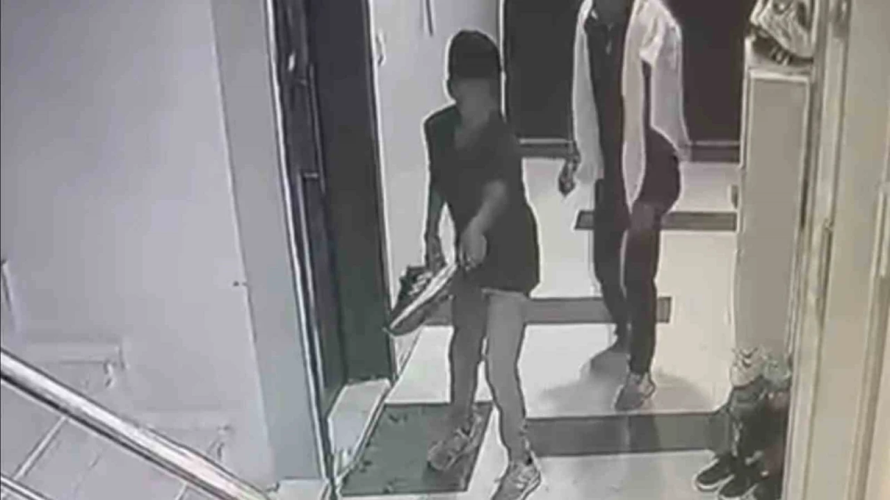 Tekirdağ’da çocuk hırsızlar zıplayarak kaçtı
