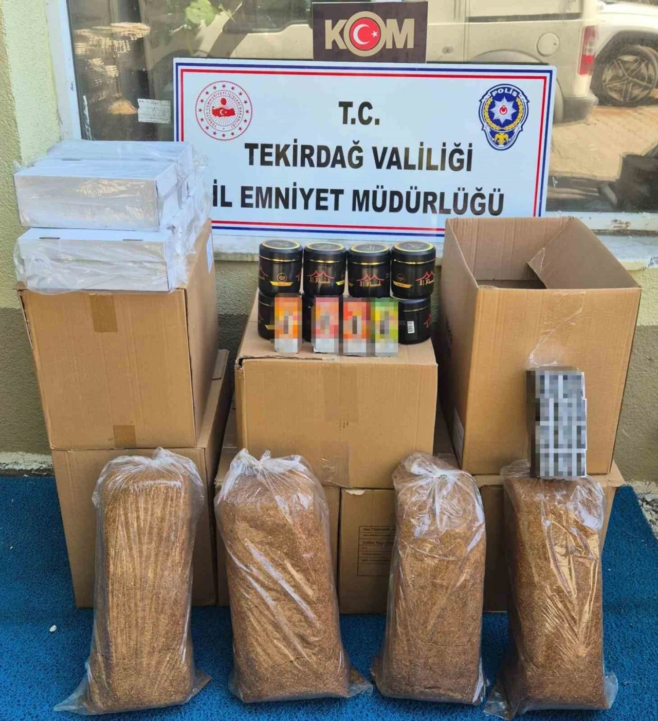 Tekirdağ’da kaçak sigara operasyonu
