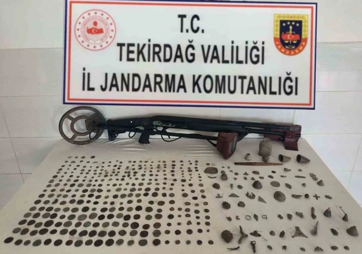 Tekirdağ&rsquo;da tarihi eser operasyonu
