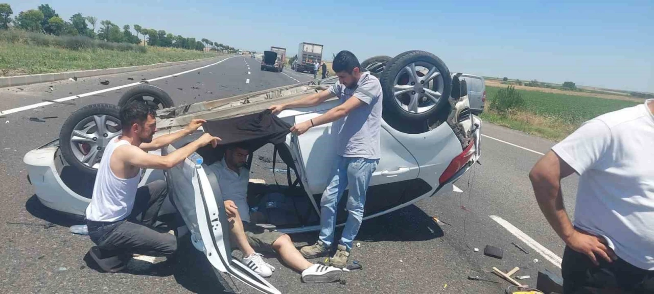 Tekirdağ&rsquo;da trafik kazası: 3 yaralı
