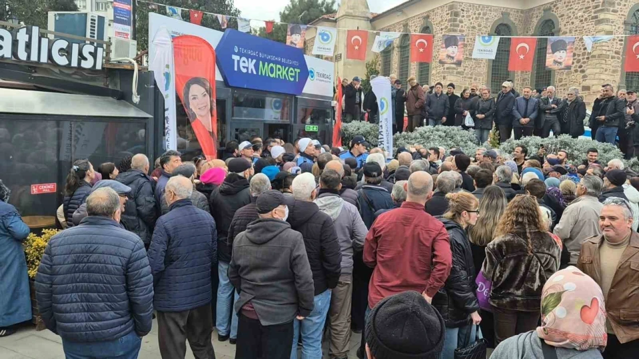 Tekirdağ&rsquo;da ucuz et hamlesi: 650 TL&rsquo;ye kıyma, 700 TL&rsquo;ye kuşbaşı
