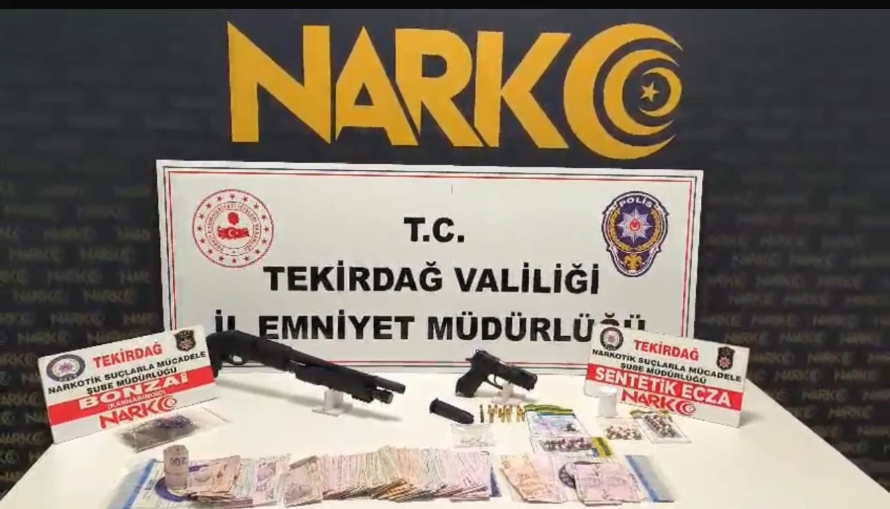 Tekirdağ’da uyuşturucu operasyonu 10 kişi tutuklandı
