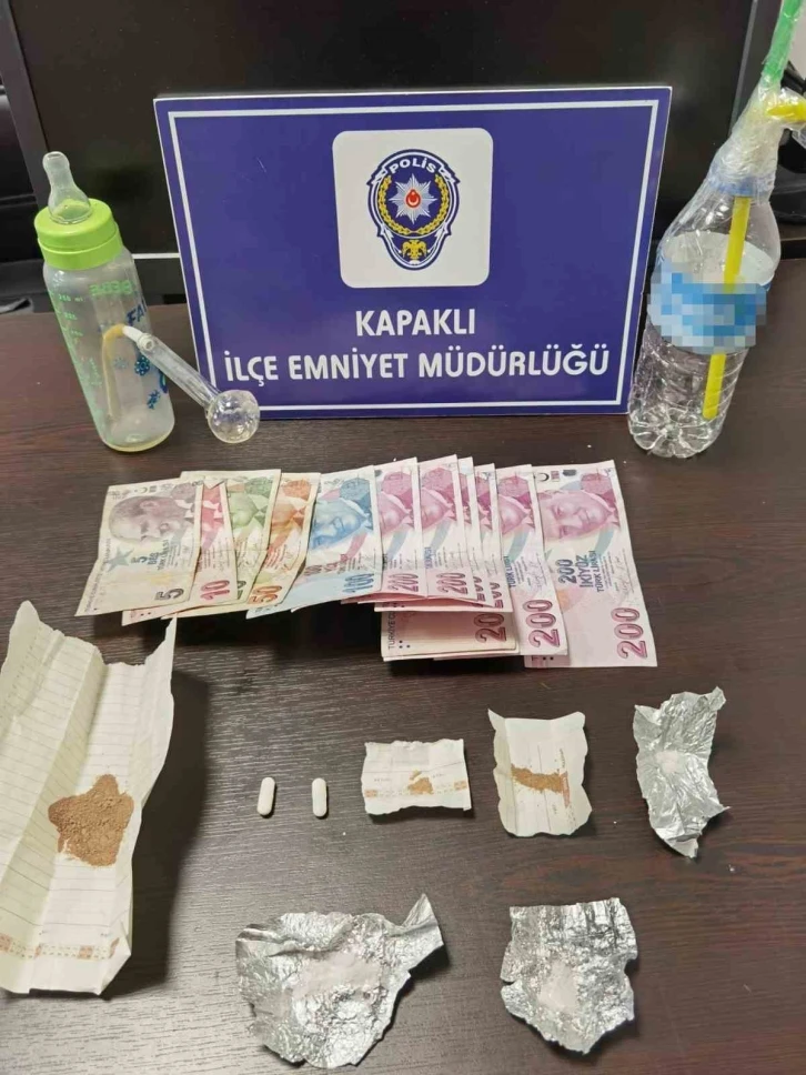 Tekirdağ&rsquo;da uyuşturucu operasyonu: Su&ccedil;&uuml;st&uuml; yakalandılar
