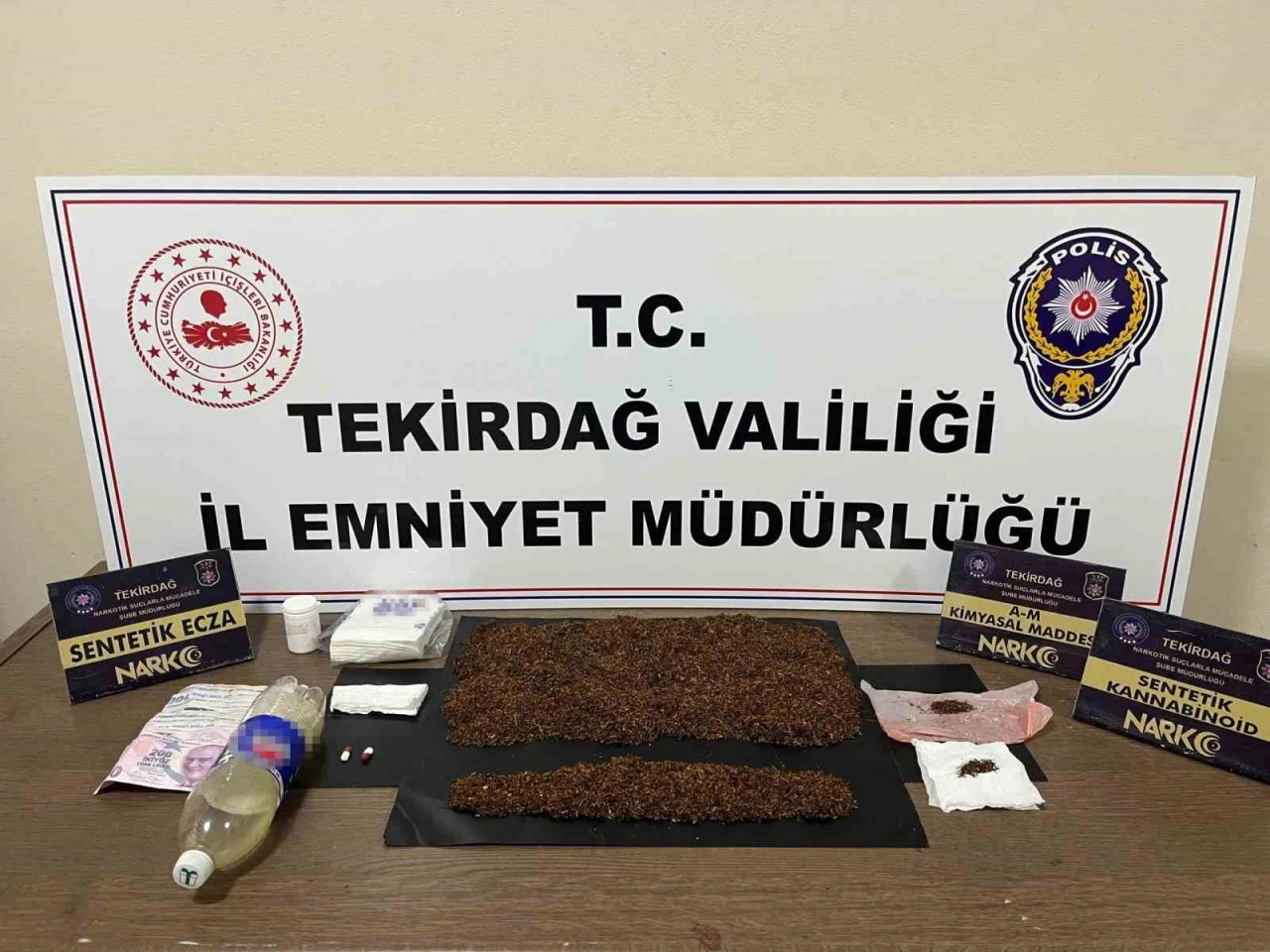 Tekirdağ’da uyuşturucu operasyonunda 3 şüpheli tutuklandı
