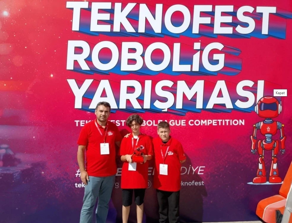 TEKNOFEST’te Özgünlük Ödülü’nü Ata Ortaokulu kazandı
