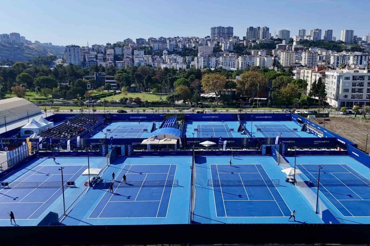 Tenisin yıldızları Samsun’da

