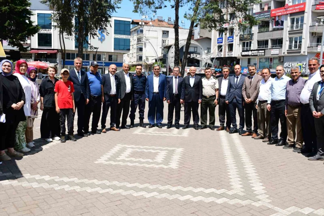 Terme’de kent bayramlaşması
