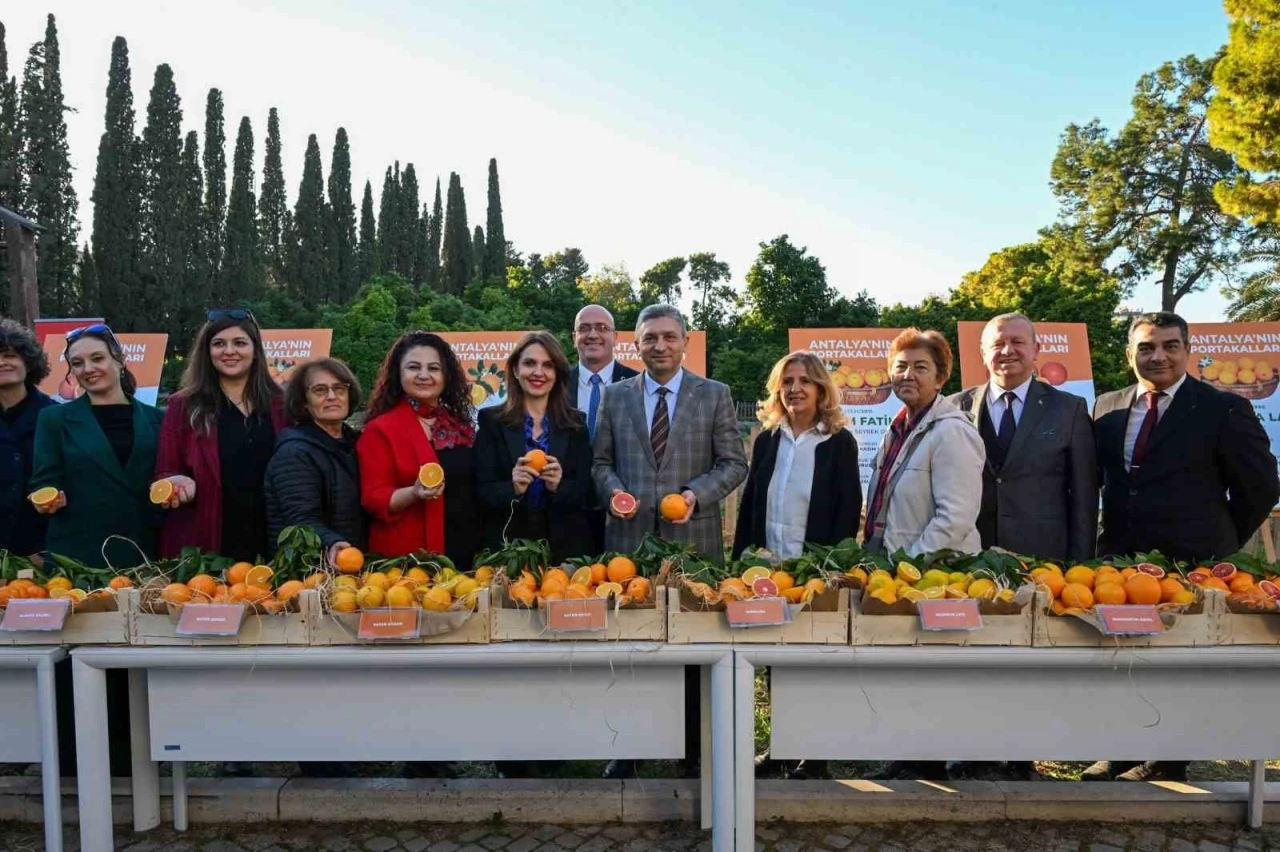 Tescillenip d&uuml;nya pazarında yerini alan Antalya portakalları tanıtıldı
