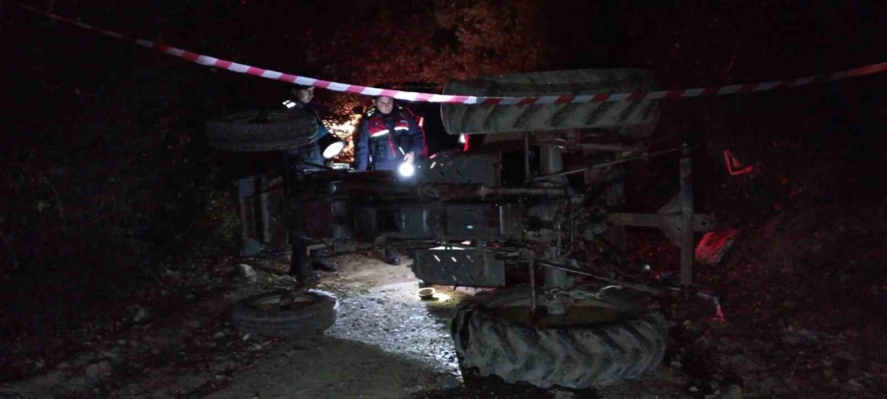 Tokat’ta devrilen traktörün sürücüsü hayatını kaybetti
