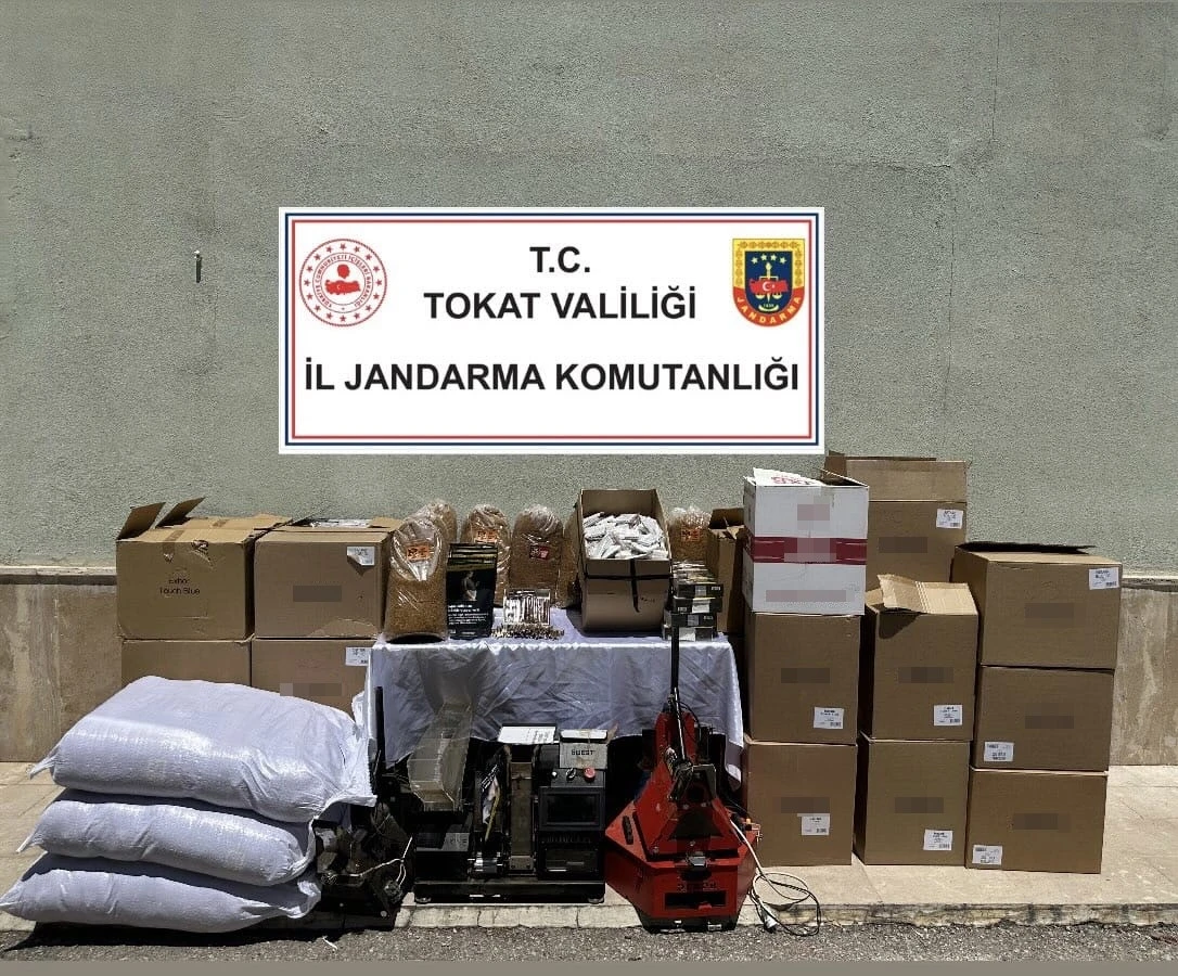 Tokat&rsquo;ta ka&ccedil;ak t&uuml;t&uuml;n operasyonu: 4 g&ouml;zaltı
