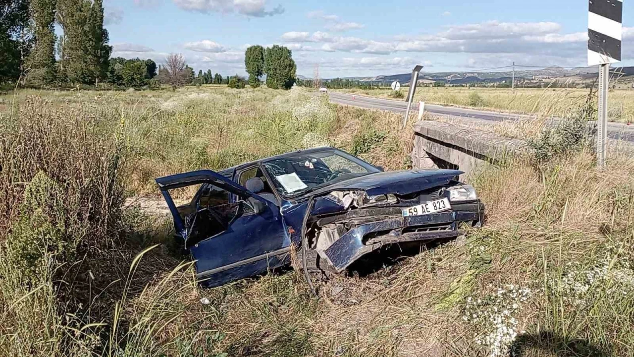 Tokat&rsquo;ta otomobil şarampole u&ccedil;tu: 1 &ouml;l&uuml;, 1 yaralı
