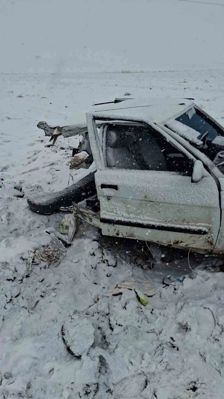 Tomarza&rsquo;da trafik kazası: 2 yaralı
