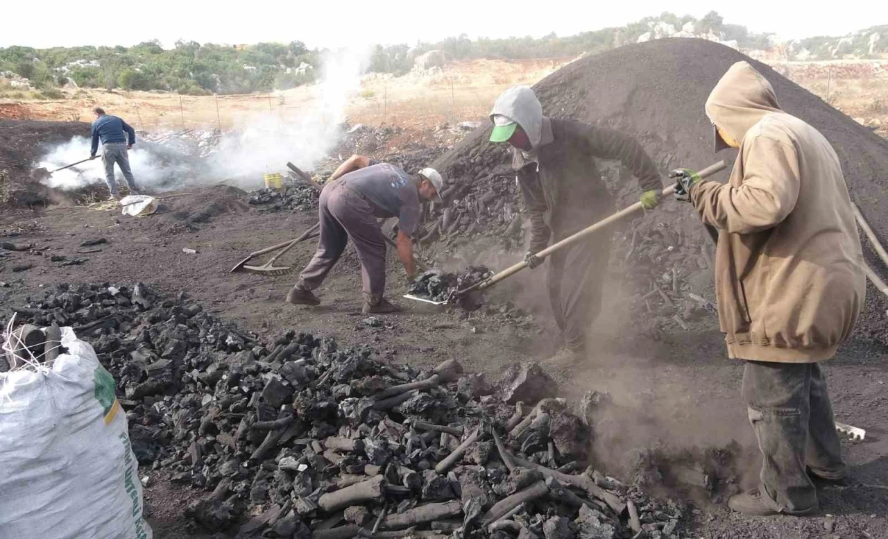 Torosların eteğinde zorlu ’kömür’ mesaisi
