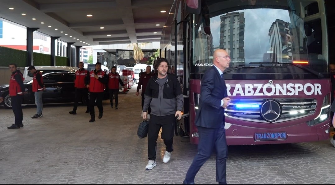 Trabzonspor, Türkiye Kupası finali için Gaziantep’te
