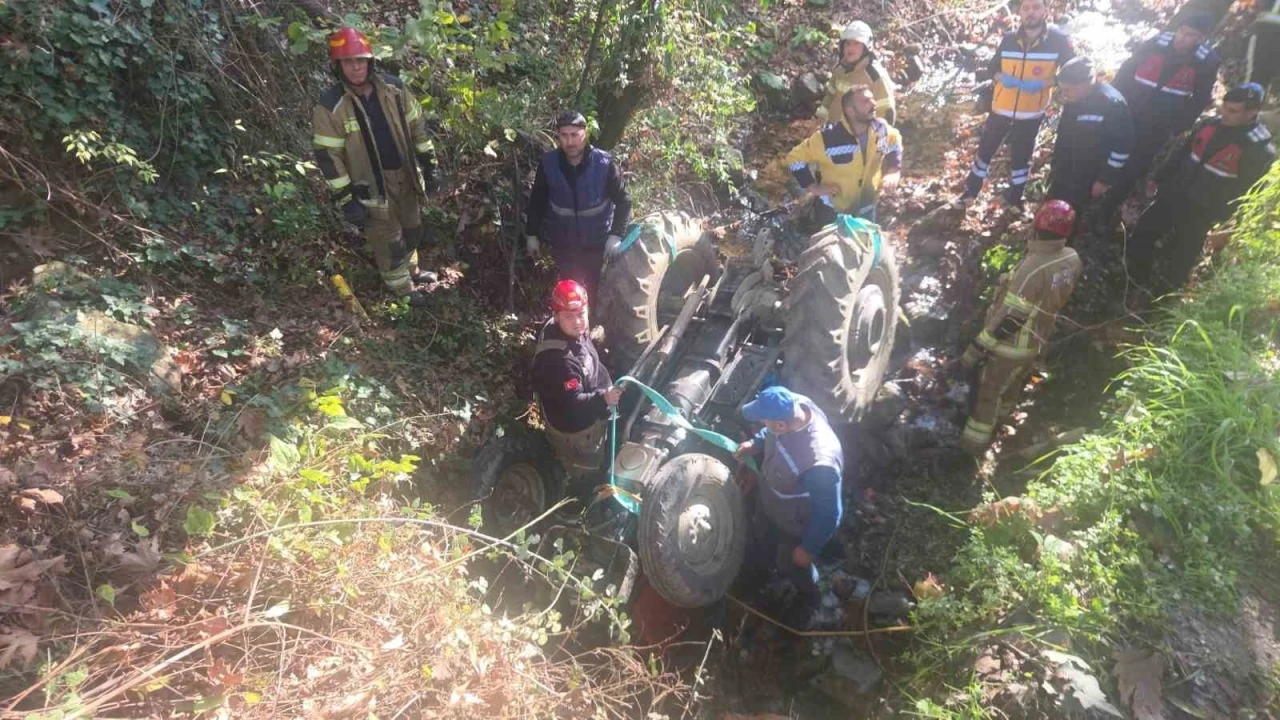 Traktör altında can pazarı
