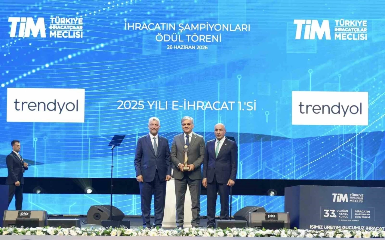 Trendyol, &uuml;&ccedil;&uuml;nc&uuml; kez T&uuml;rkiye&rsquo;nin e-ihracat şampiyonu oldu
