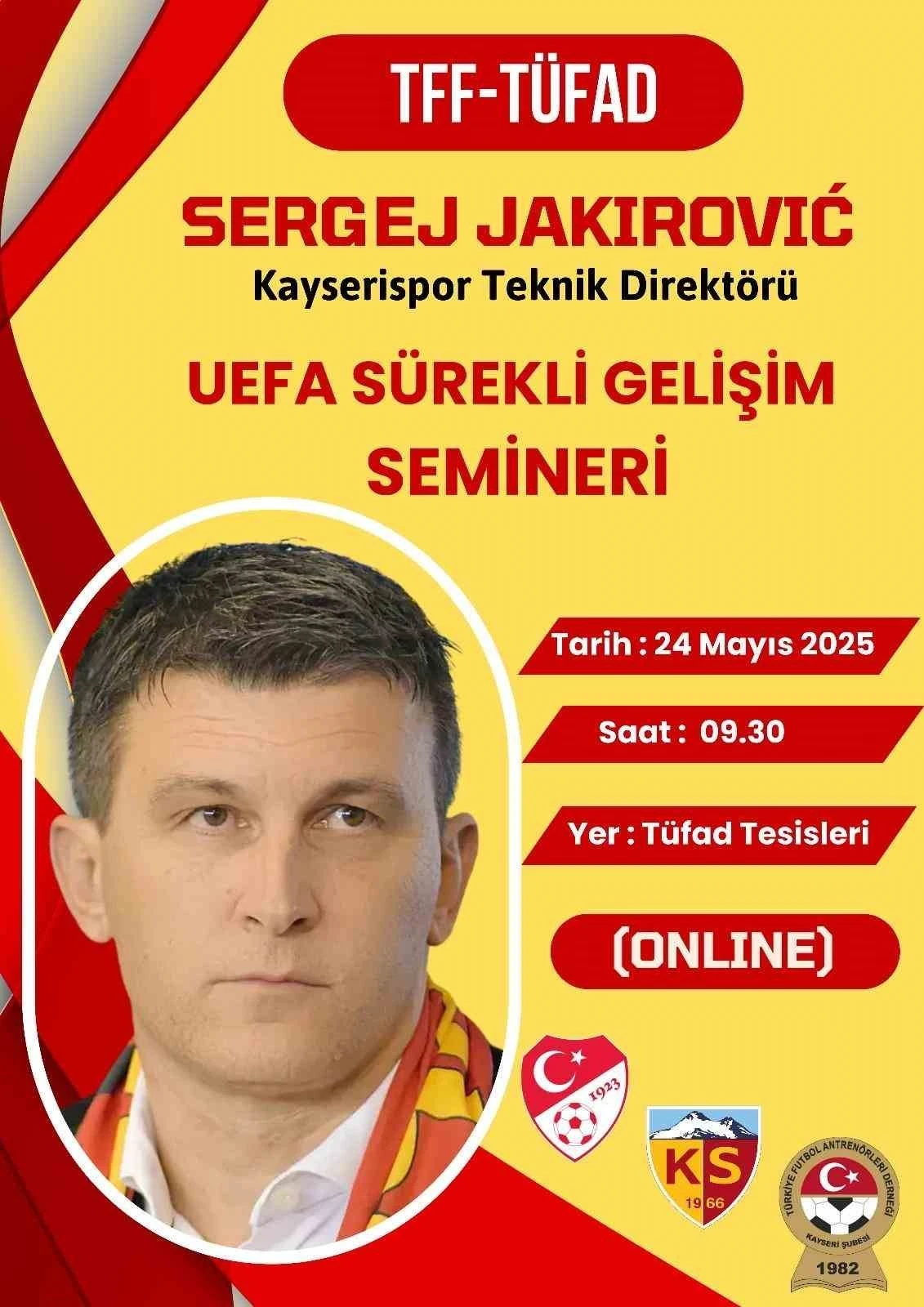 TÜFAD’dan Jakirovic’e vefa