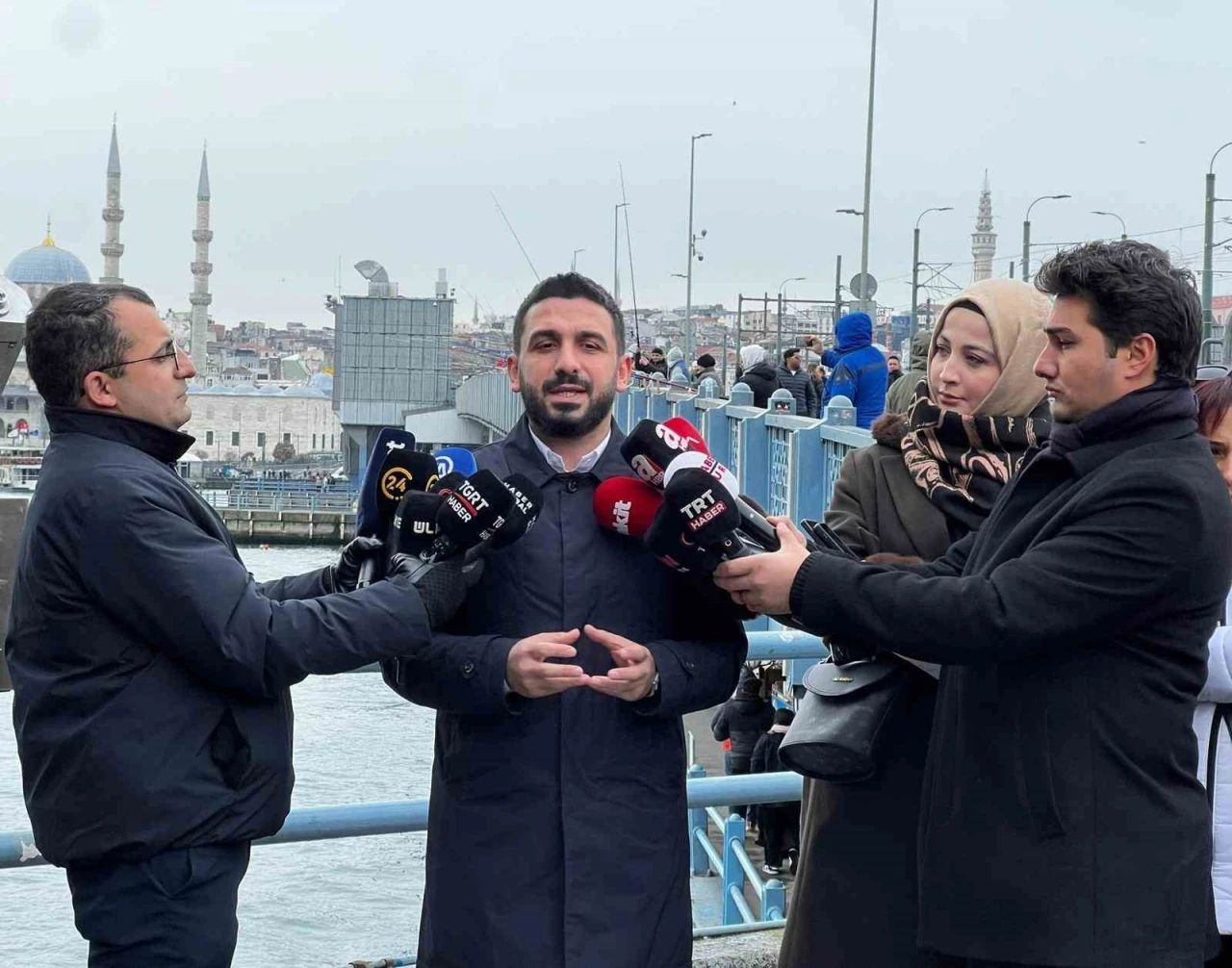 T&Uuml;GVA Başkanı Beşinci&rsquo;den vatandaşlara "Gazze i&ccedil;in Galata K&ouml;pr&uuml;s&uuml;&rsquo;nde buluşalım" &ccedil;ağrısı
