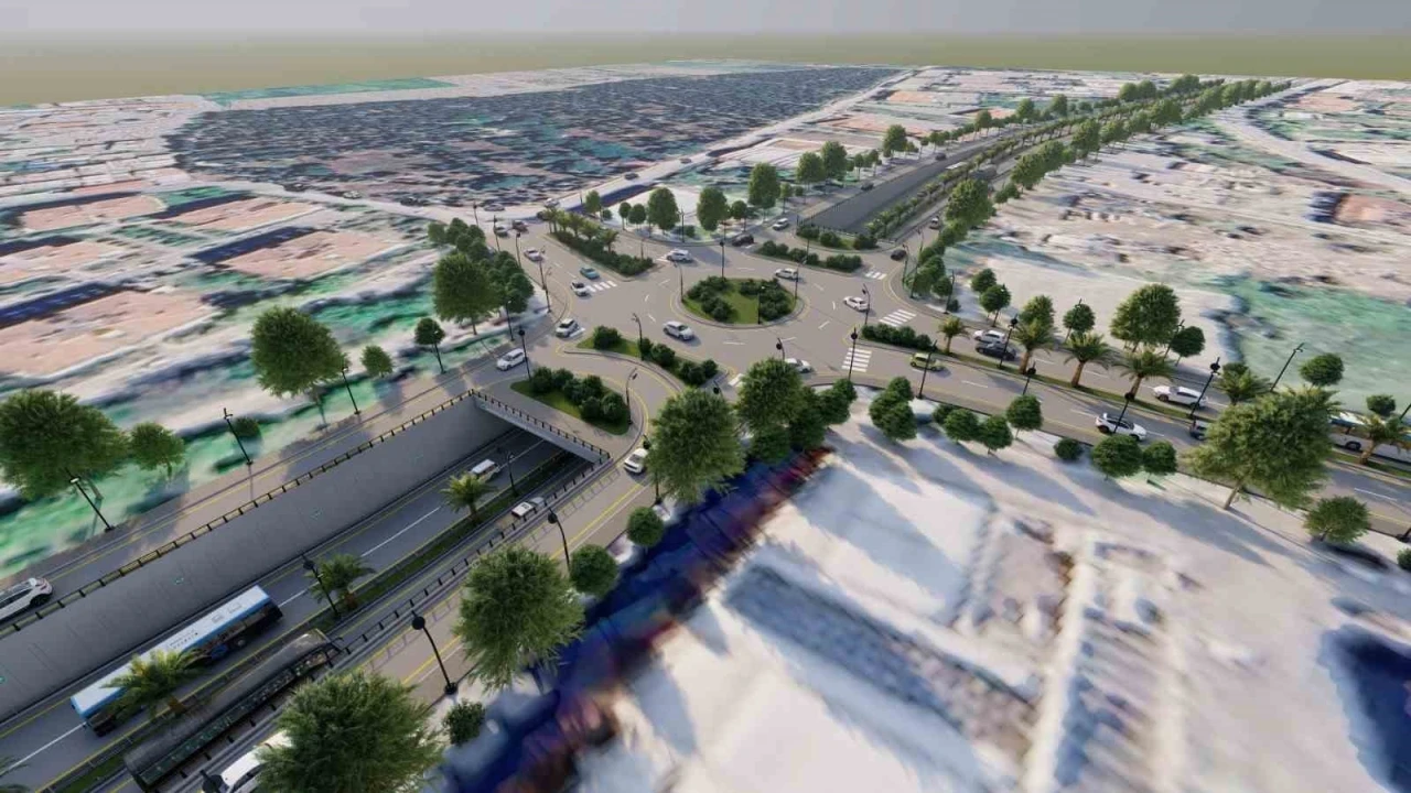 Turgutlu&rsquo;nun trafik &ccedil;ilesini bitirecek dev projede ilk kazma vuruldu
