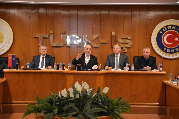 T&uuml;rk-İş Başkanlar Kurulu: "İsrail&rsquo;in askeri operasyonları koşulsuz bir şekilde durdurulmalıdır"
