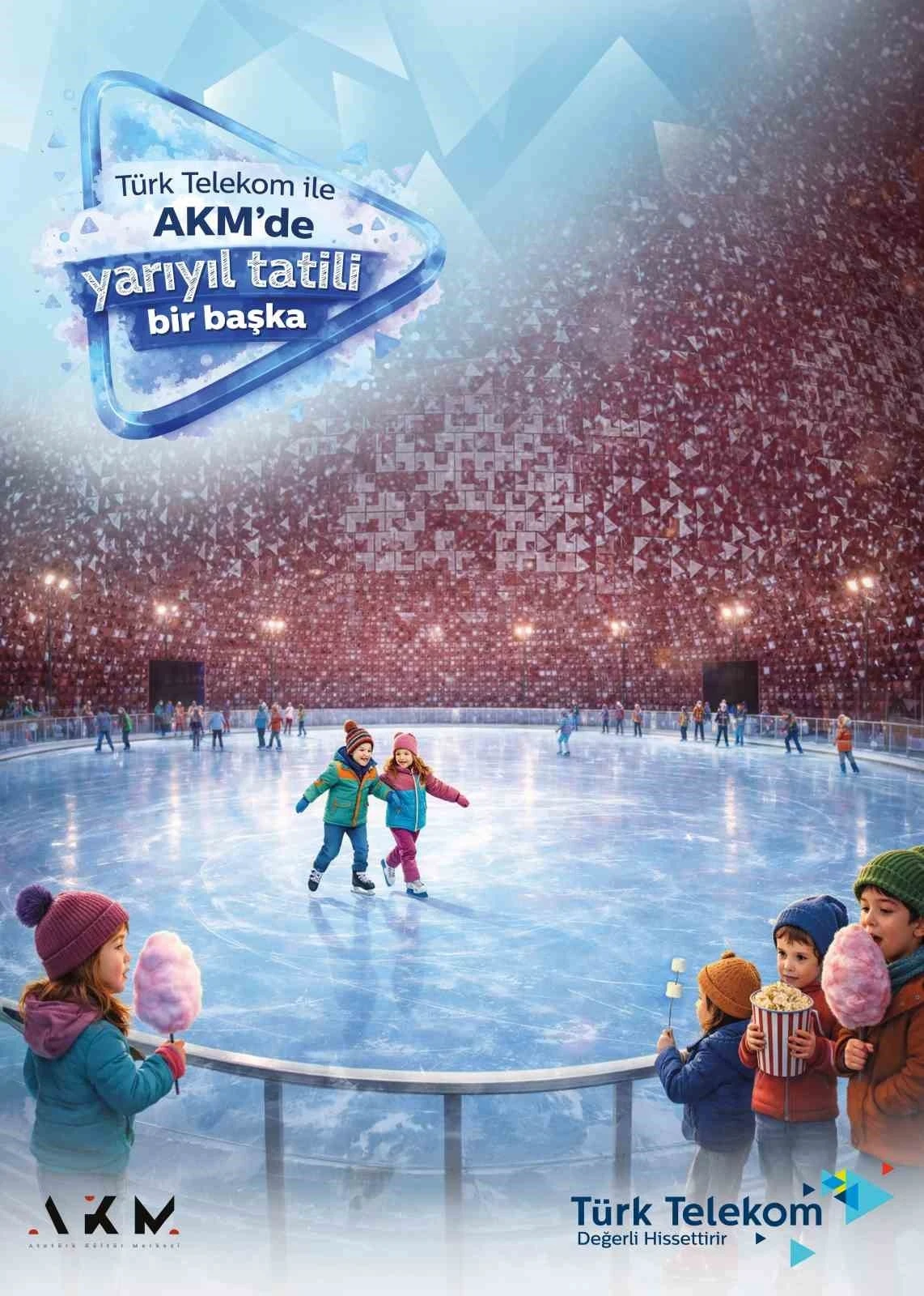 T&uuml;rk Telekom, yarıyıl tatilini AKM&rsquo;de eğlenceye d&ouml;n&uuml;şt&uuml;r&uuml;yor
