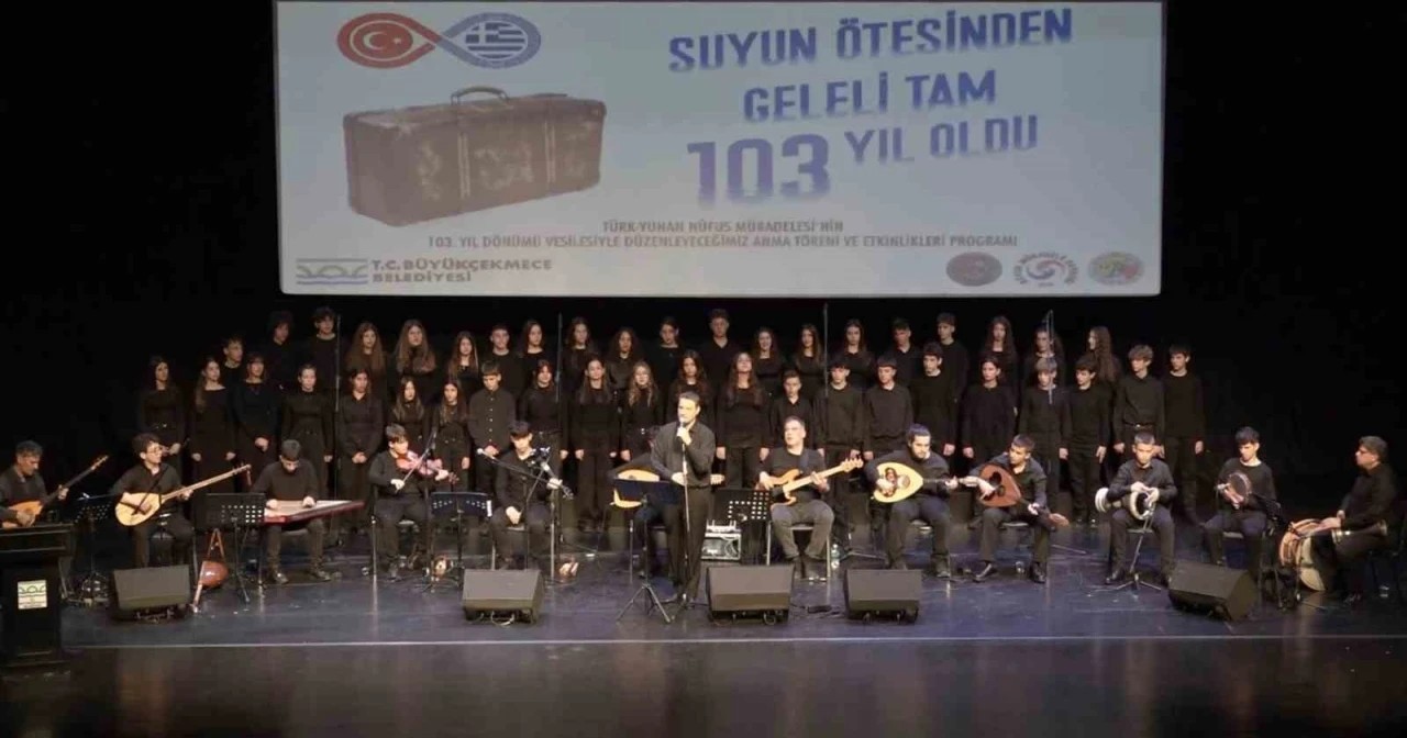 T&uuml;rk-Yunan N&uuml;fus M&uuml;badelesi S&ouml;zleşmesi&rsquo;nin 103&rsquo;&uuml;nc&uuml; yıl d&ouml;n&uuml;m&uuml;, B&uuml;y&uuml;k&ccedil;ekmece&rsquo;de etkinliklerle anıldı
