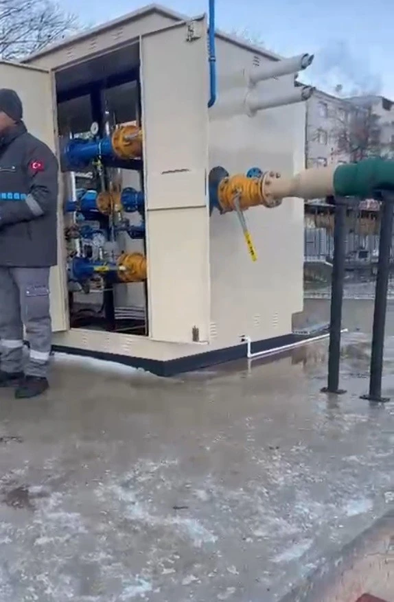 T&uuml;rkeli&rsquo;de taşımalı doğalgaz yeniden verilmeye başlandı
