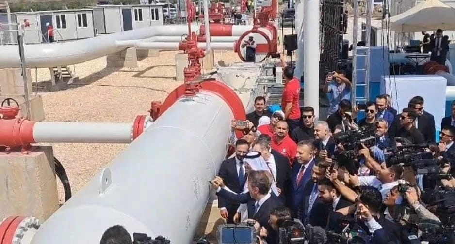 Türkiye-Suriye Doğal Gaz Boru Hattı açıldı
