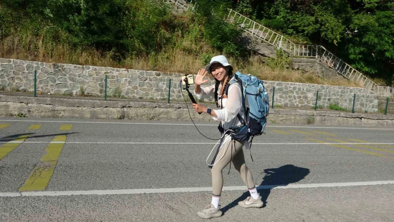 Türkiye’yi dolaşan Güney Koreli gezgin, Ordu’ya ulaştı: &quot;Türkiye çok güzel&quot;
