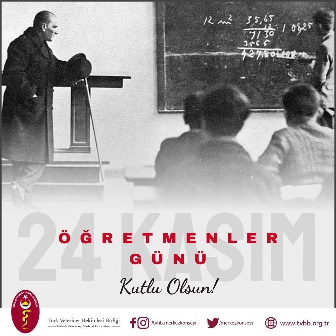 TVHB Başkanı Eroğlu: &quot;24 Kasım Öğretmenler Günü’nü en içten dileklerimizle kutluyoruz&quot;
