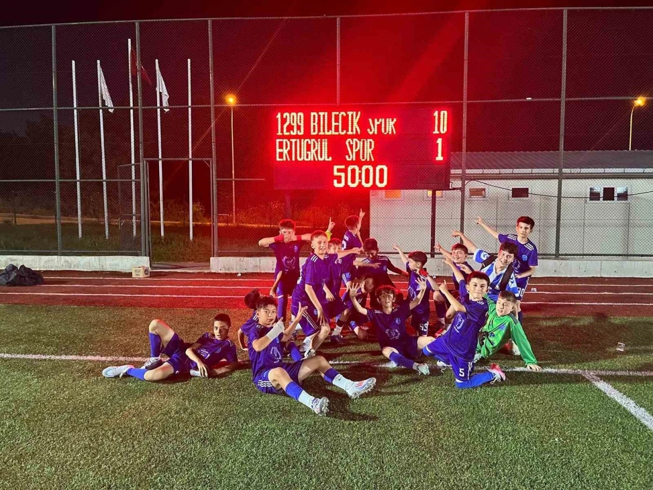 U12 Gen&ccedil;ler Ligi&rsquo;nde 1299 Bilecik Spor Kul&uuml;b&uuml; gol oldu yağdı
