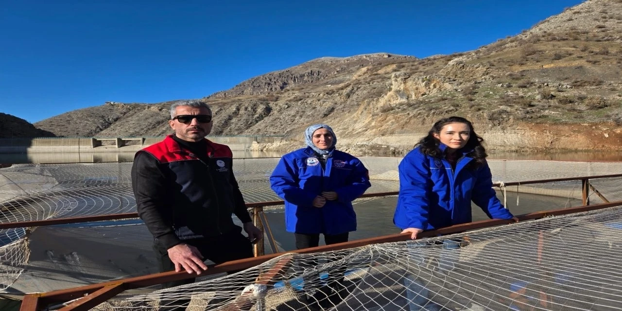 Uludere&rsquo;de alabalık &uuml;retim tesislerine denetim

