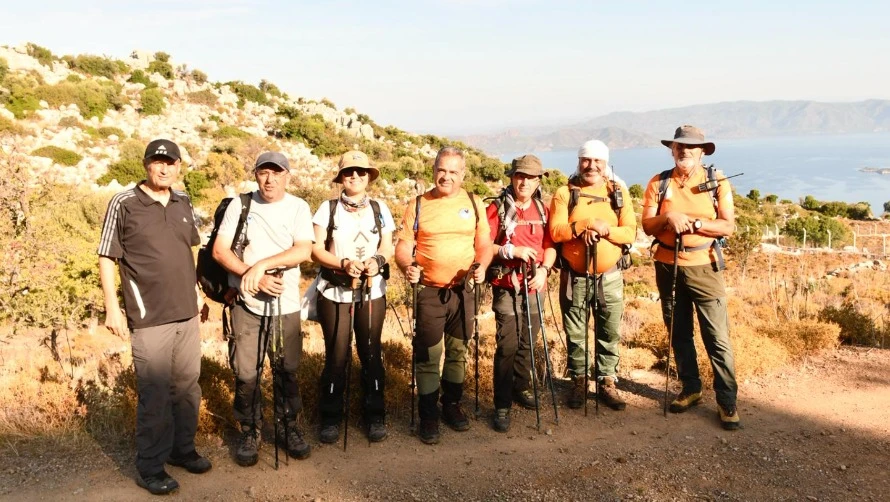 Ulusal Karia yolu yürüyüşü 128 doğasever ile yapıldı