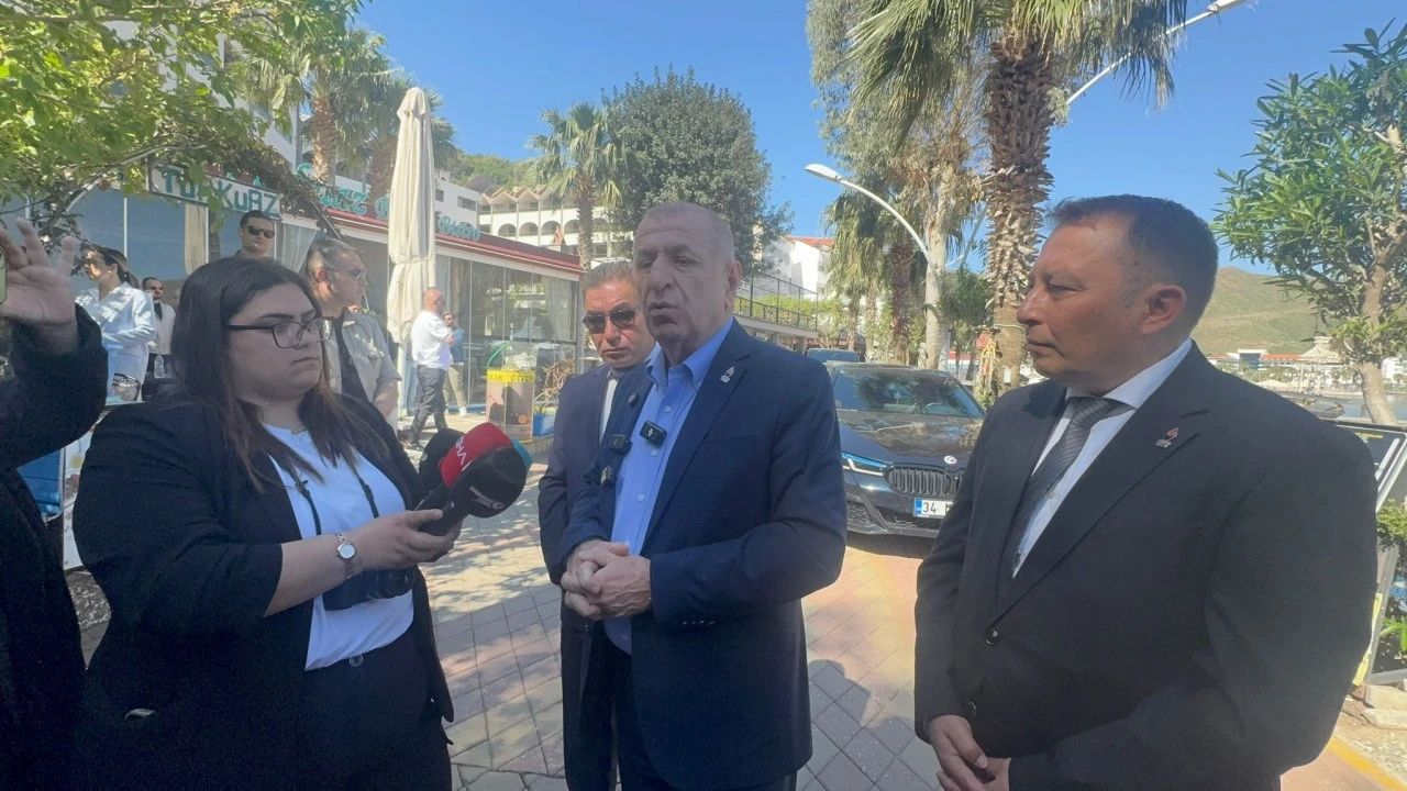 &Uuml;mit &Ouml;zdağ Marmaris&rsquo;te konuştu: &ldquo;Sığınmacılar geri d&ouml;necek&rdquo;