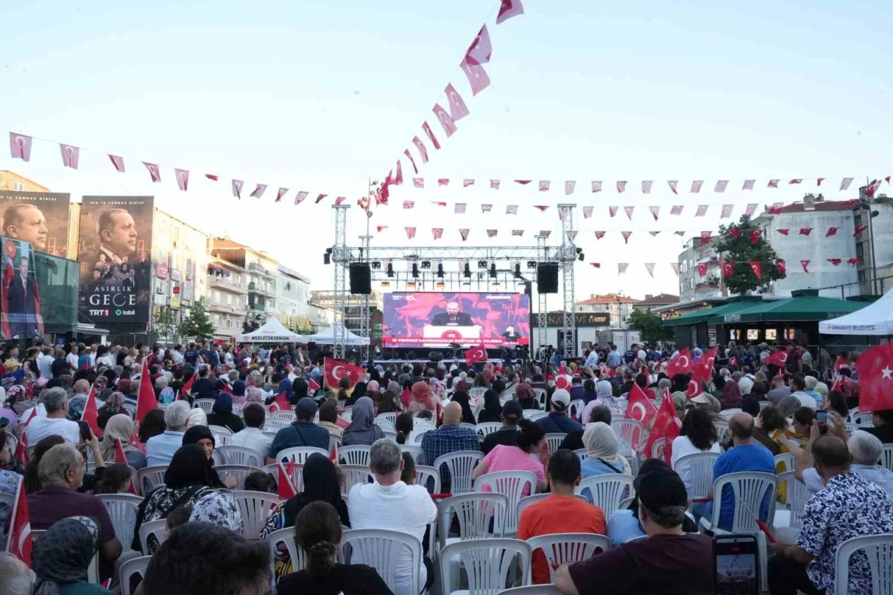 &Uuml;mraniye&rsquo;de 15 Temmuz&rsquo;un 10&rsquo;uncu yılında milli birlik ve beraberlik ruhu
