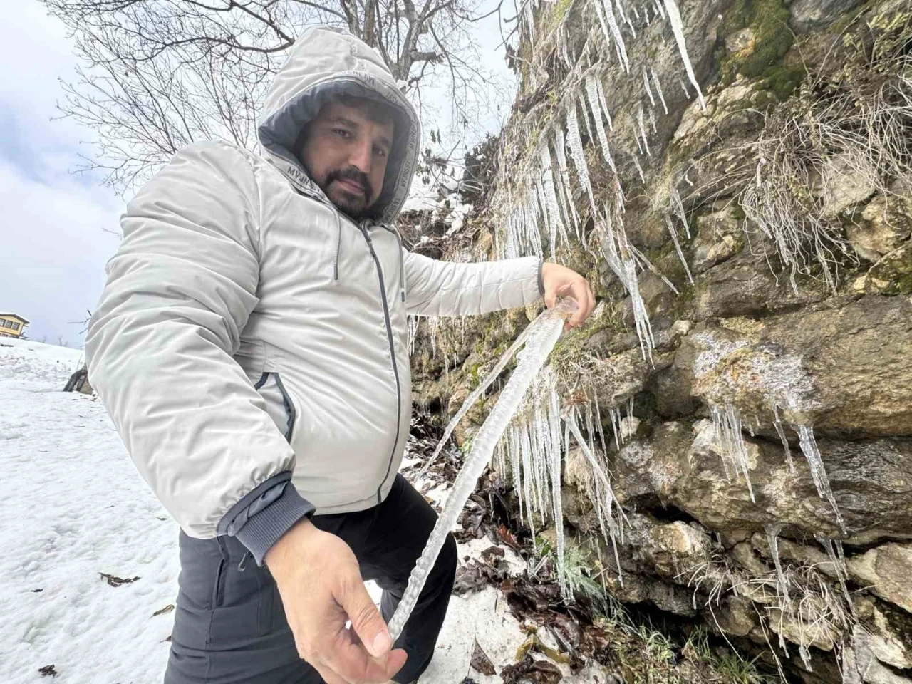 UNESCO kenti Safranbolu&rsquo;da buzdan g&ouml;rsel ş&ouml;len
