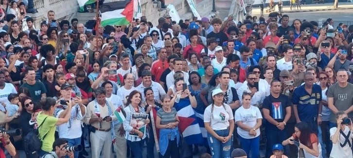 Üniversitelerdeki Filistin’e destek gösterileri Küba’ya sıçradı
