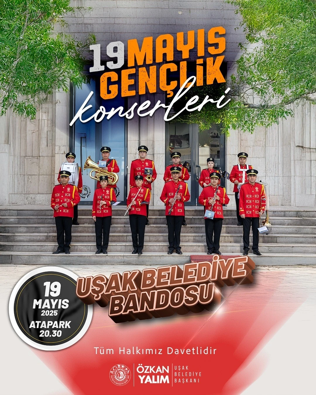 Uşak’ta 18-20 Mayıs tarihleri arasında gençlik konserleri düzenlenecek
