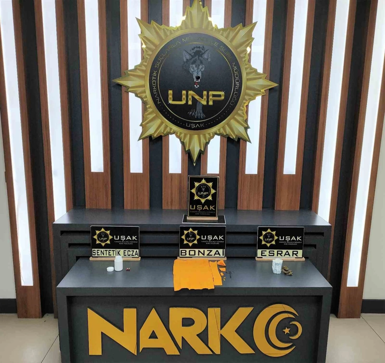 Uşak&rsquo;ta &ccedil;ok sayıda uyuşturucu madde ele ge&ccedil;irildi
