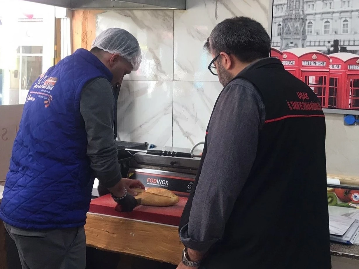 Uşak’ta gıda üretimi ve satış yapan işletmelere sıkı denetim
