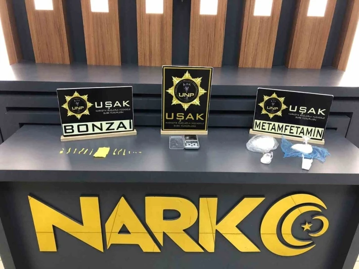 Uşak&rsquo;ta uyuşturucu operasyonunda 1 kişi tutuklandı
