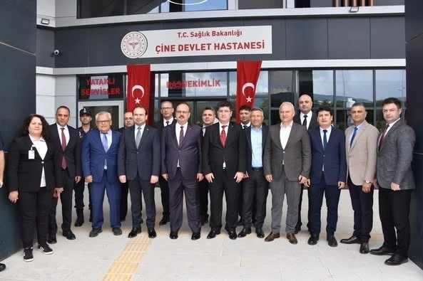Vali Canbolat, Çine Devlet Hastanesi yeni hizmet binasında incelemelerde bulundu
