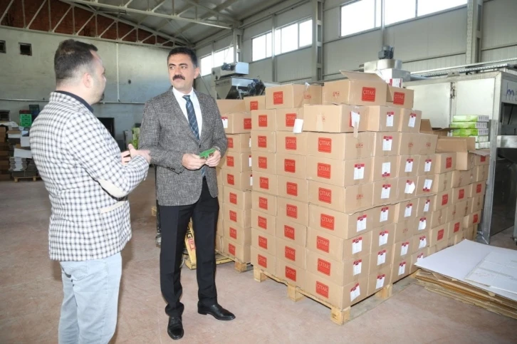 Vali Tekbıyıkoğlu, OSB&rsquo;de incelemelerde bulundu
